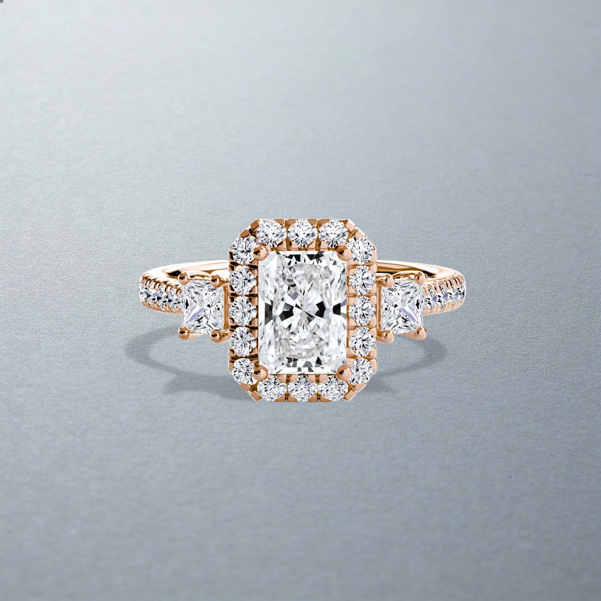 The Amalia Halo Ring