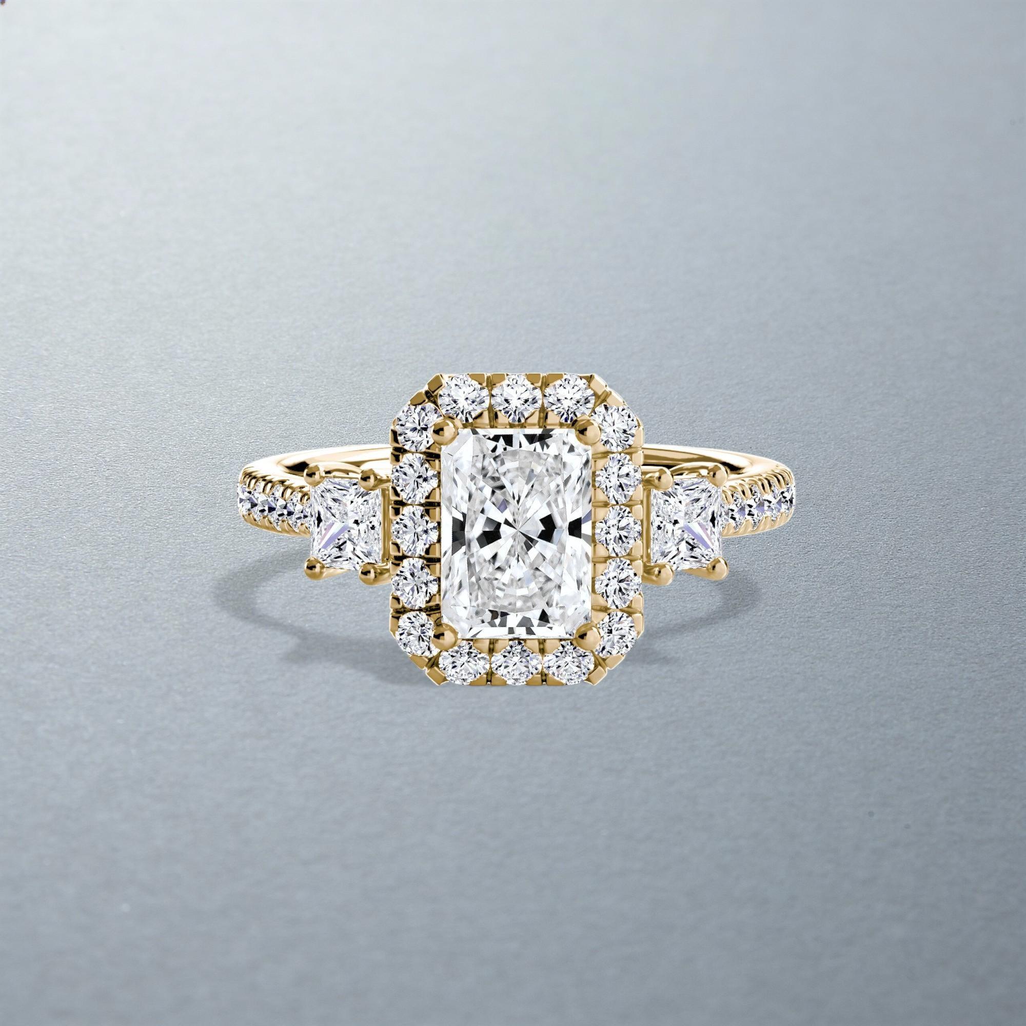 The Amalia Halo Ring