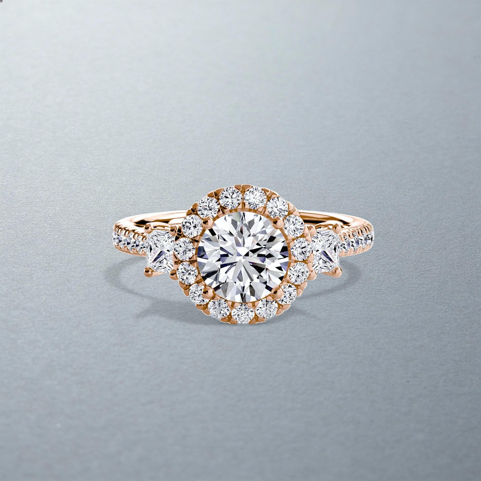 The Amalia Halo Ring