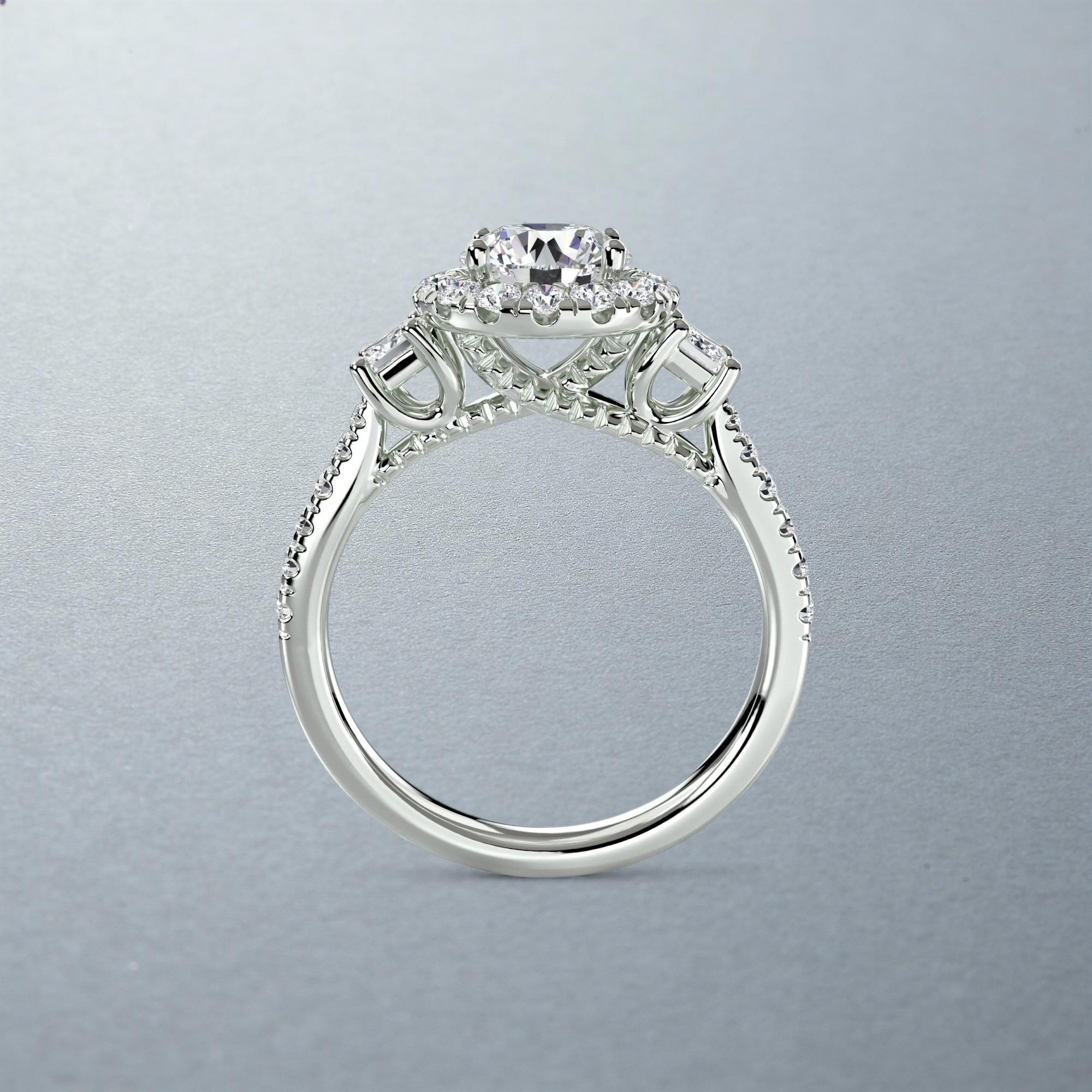 The Amalia Halo Ring