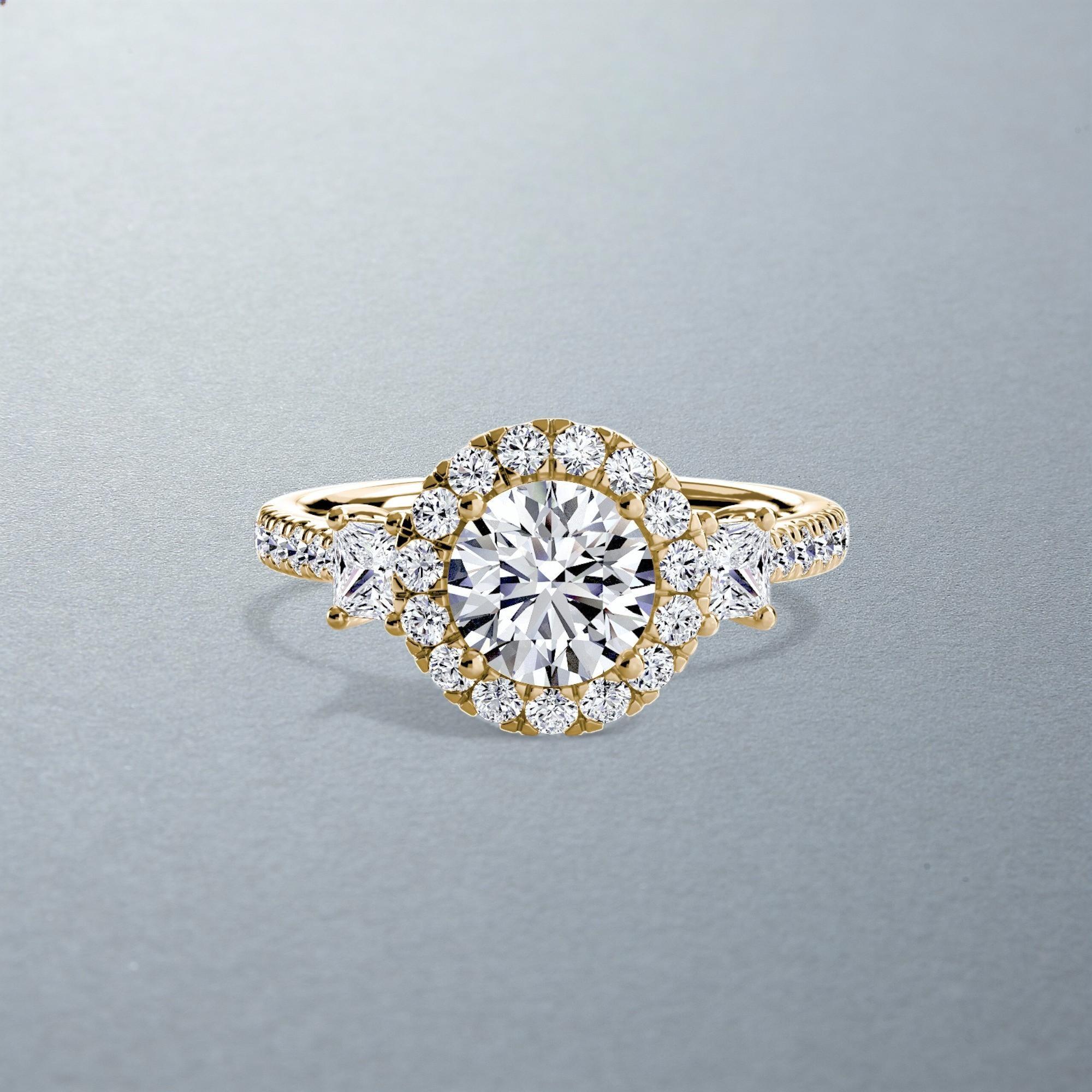 The Amalia Halo Ring