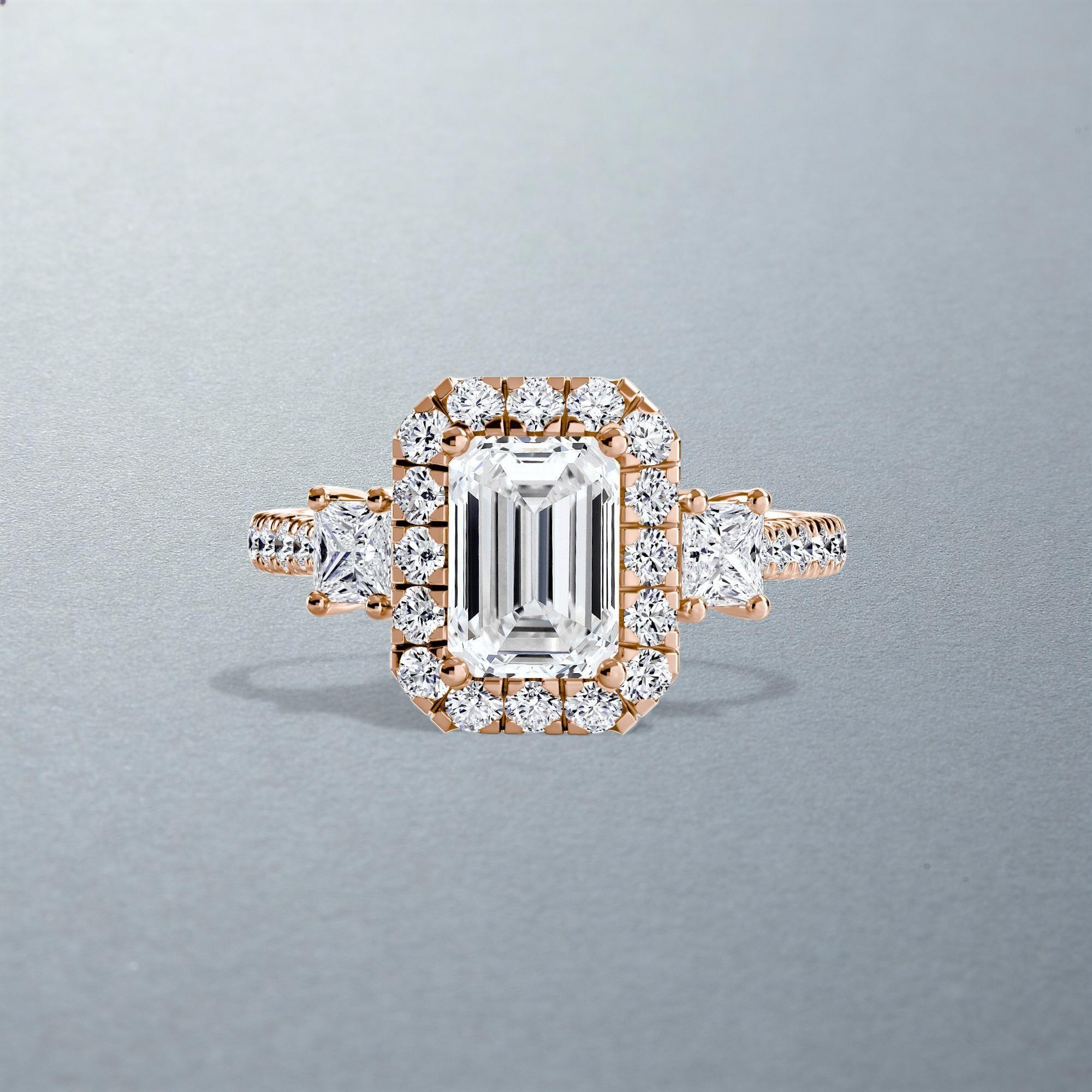 The Amalia Halo Ring