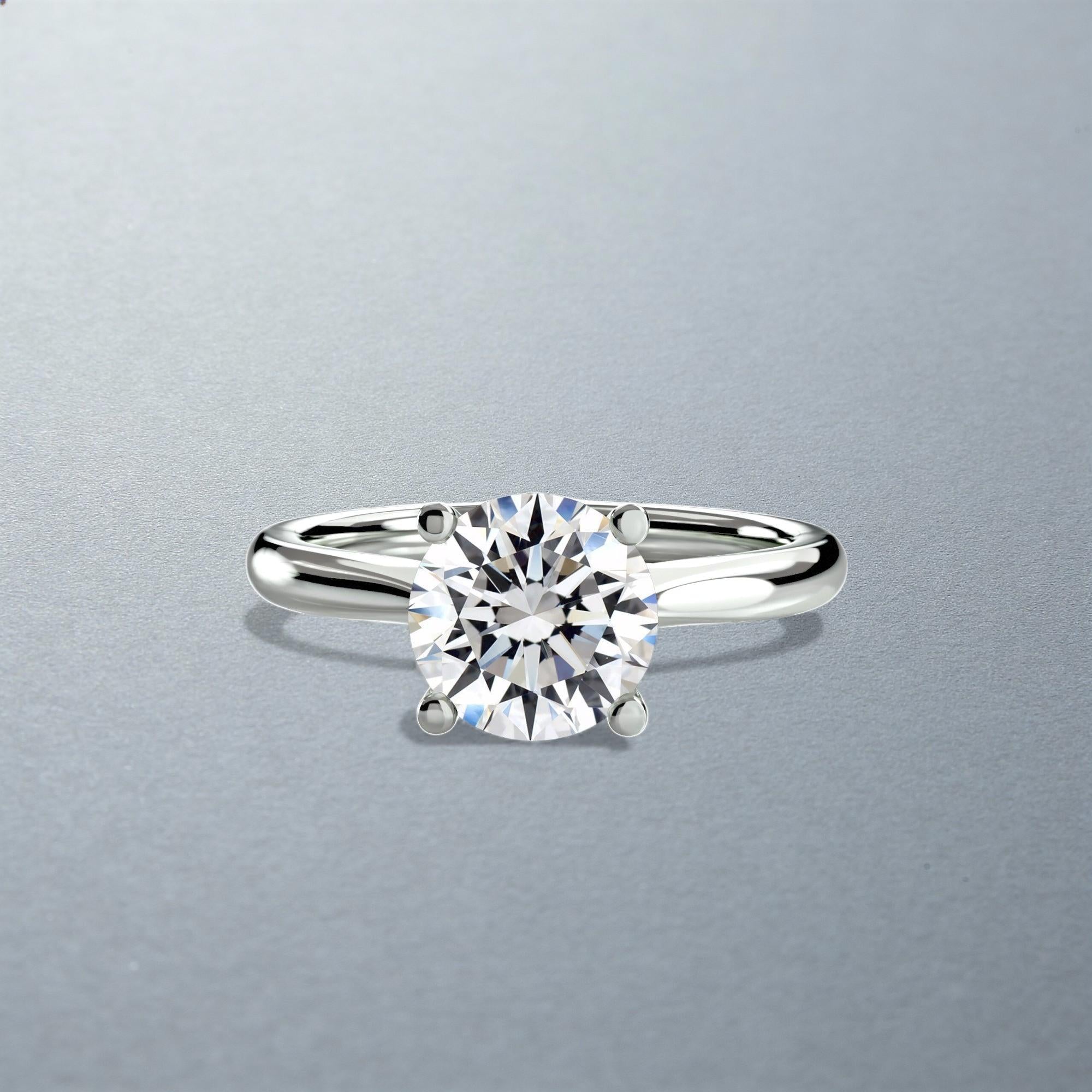 Carateu completed silver ring in Europe size 47.5 with smooth polished finish, displayed on a white background.