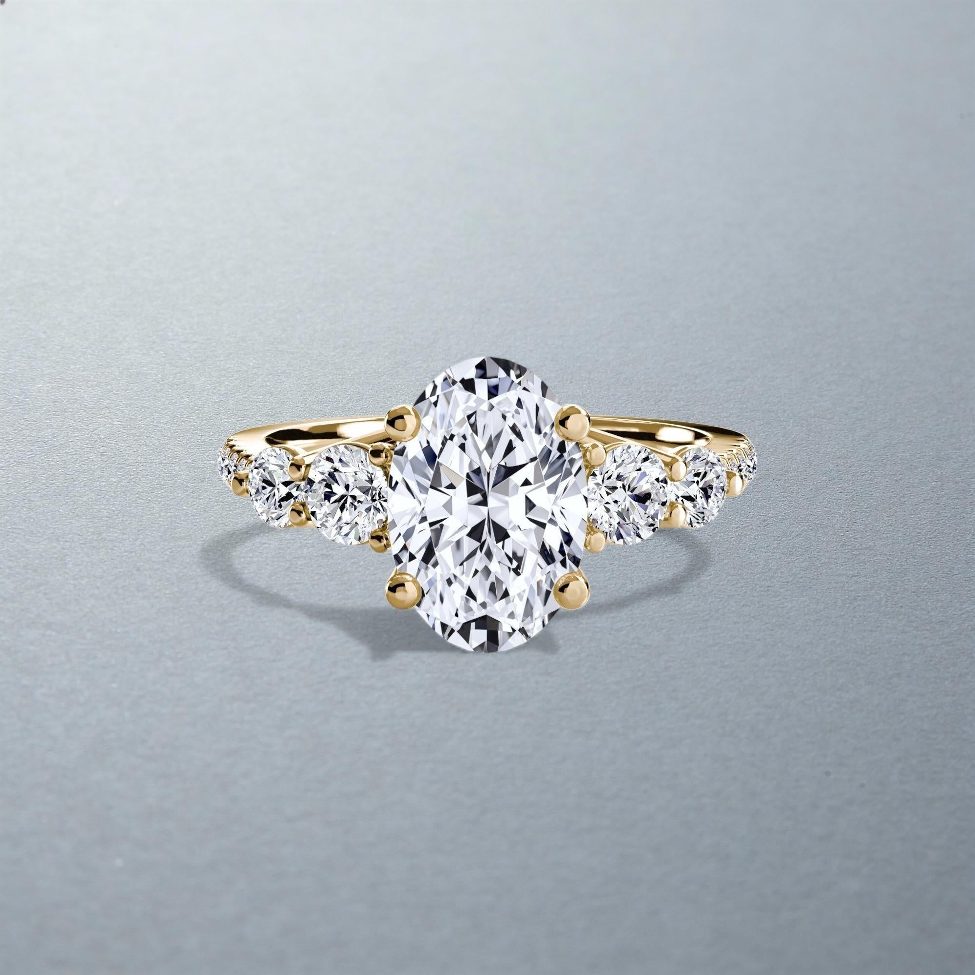 Carateu yellow gold completed ring in Europe size 55, featuring a sleek, polished design with a smooth band.