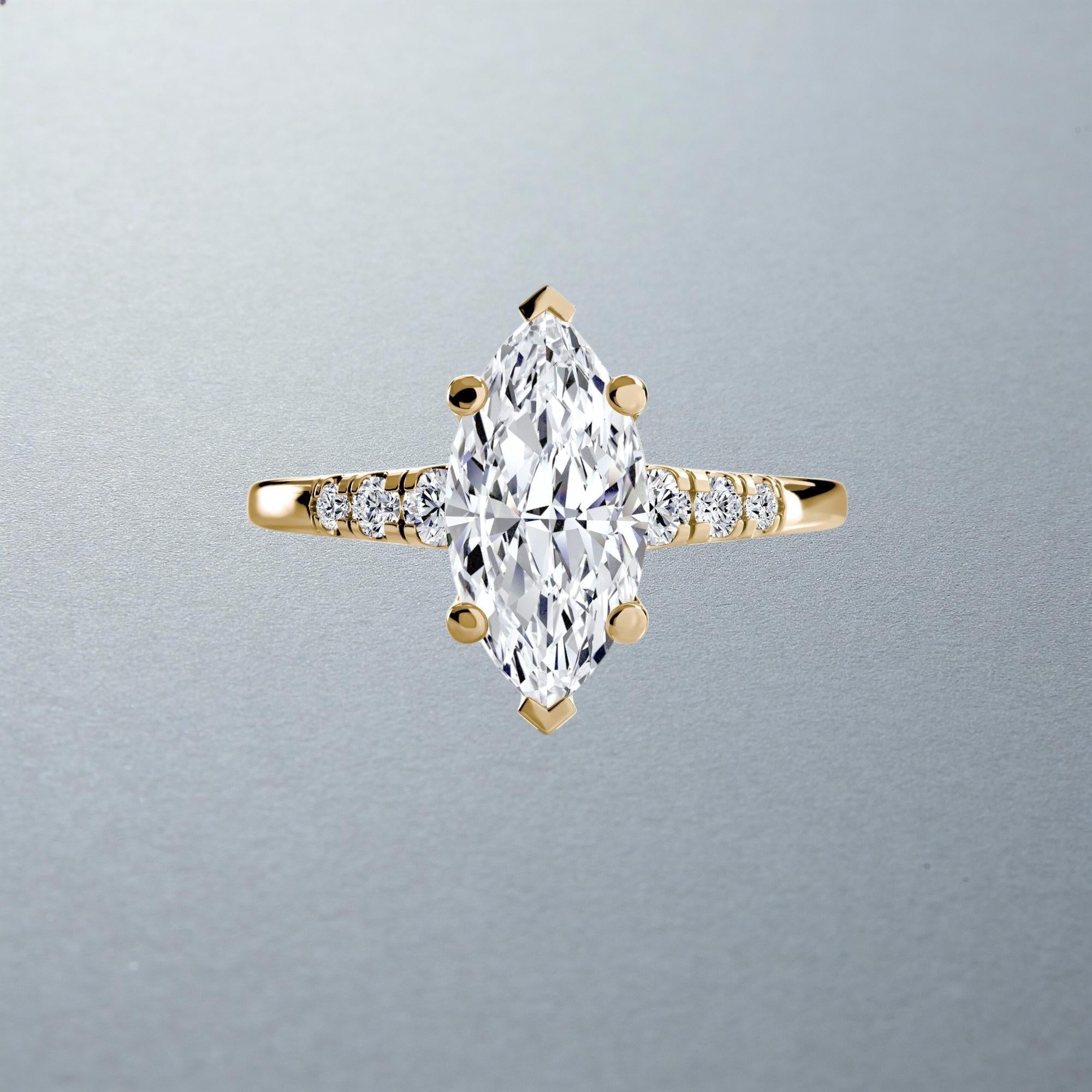 Carateu completed yellow ring with a smooth finish, showcasing a sleek and elegant design suitable for everyday wear.