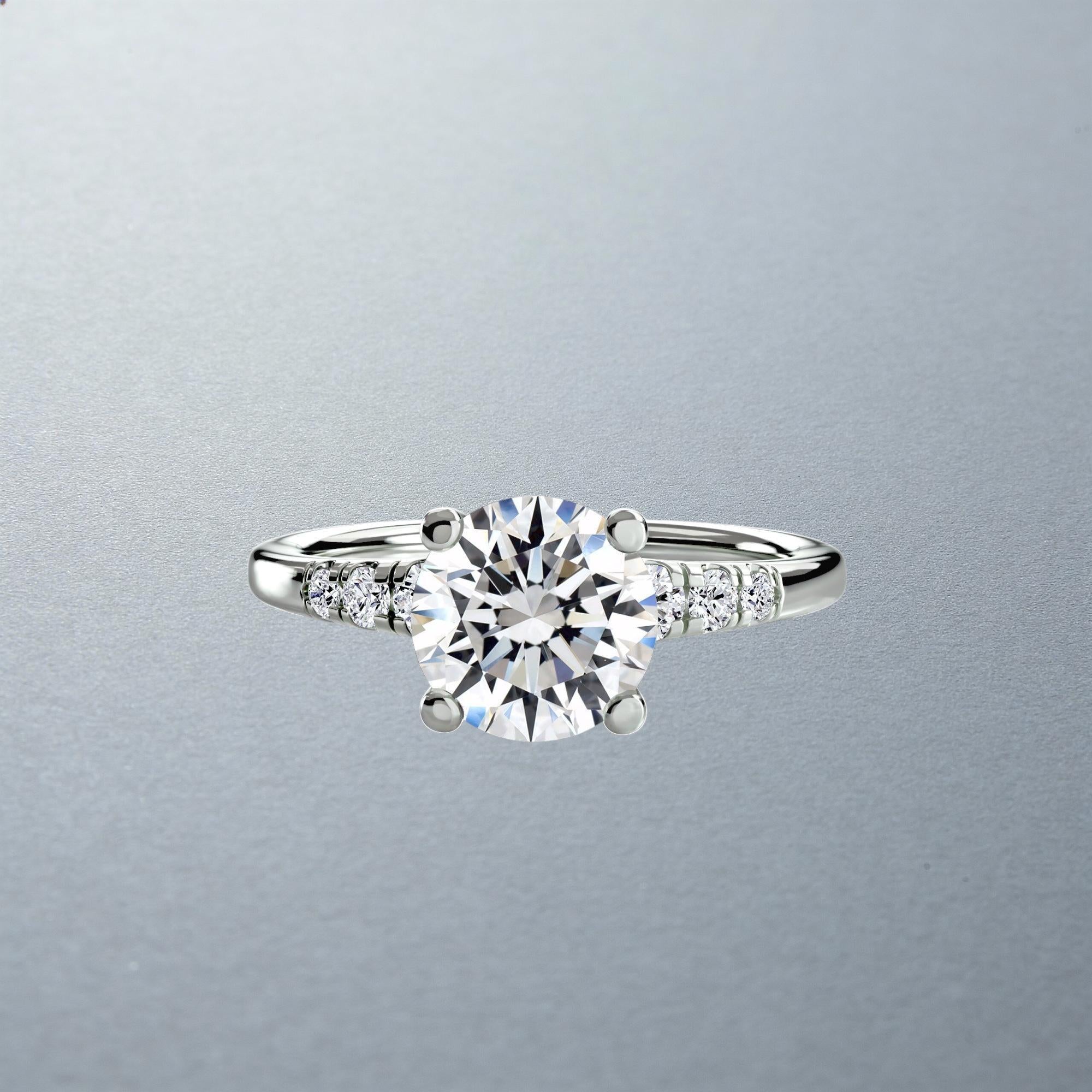 Carateu completed silver ring in Europe size 45.50, featuring a smooth polished band and elegant design.