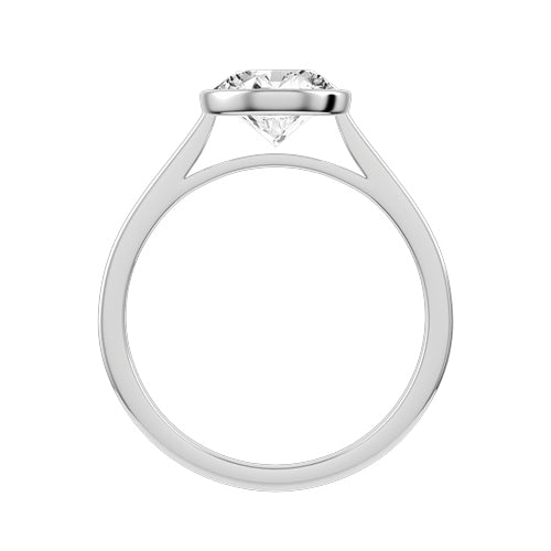 Round Lab-grown Diamond Bridal Ring — front