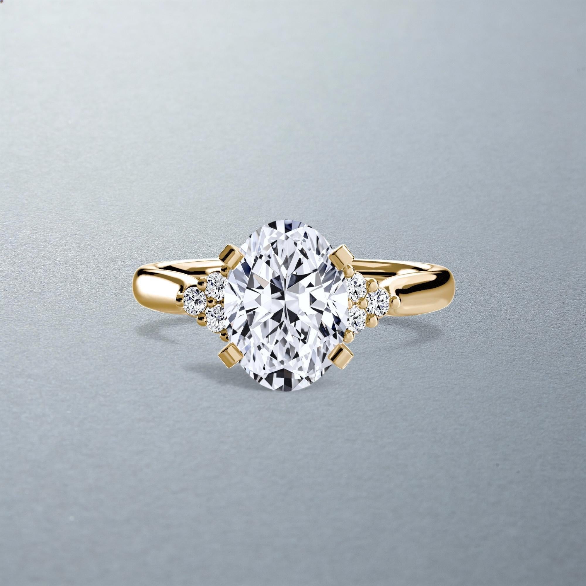 Carateu completed yellow gold ring in Europe size 52, featuring a smooth polished band with a subtle shine.