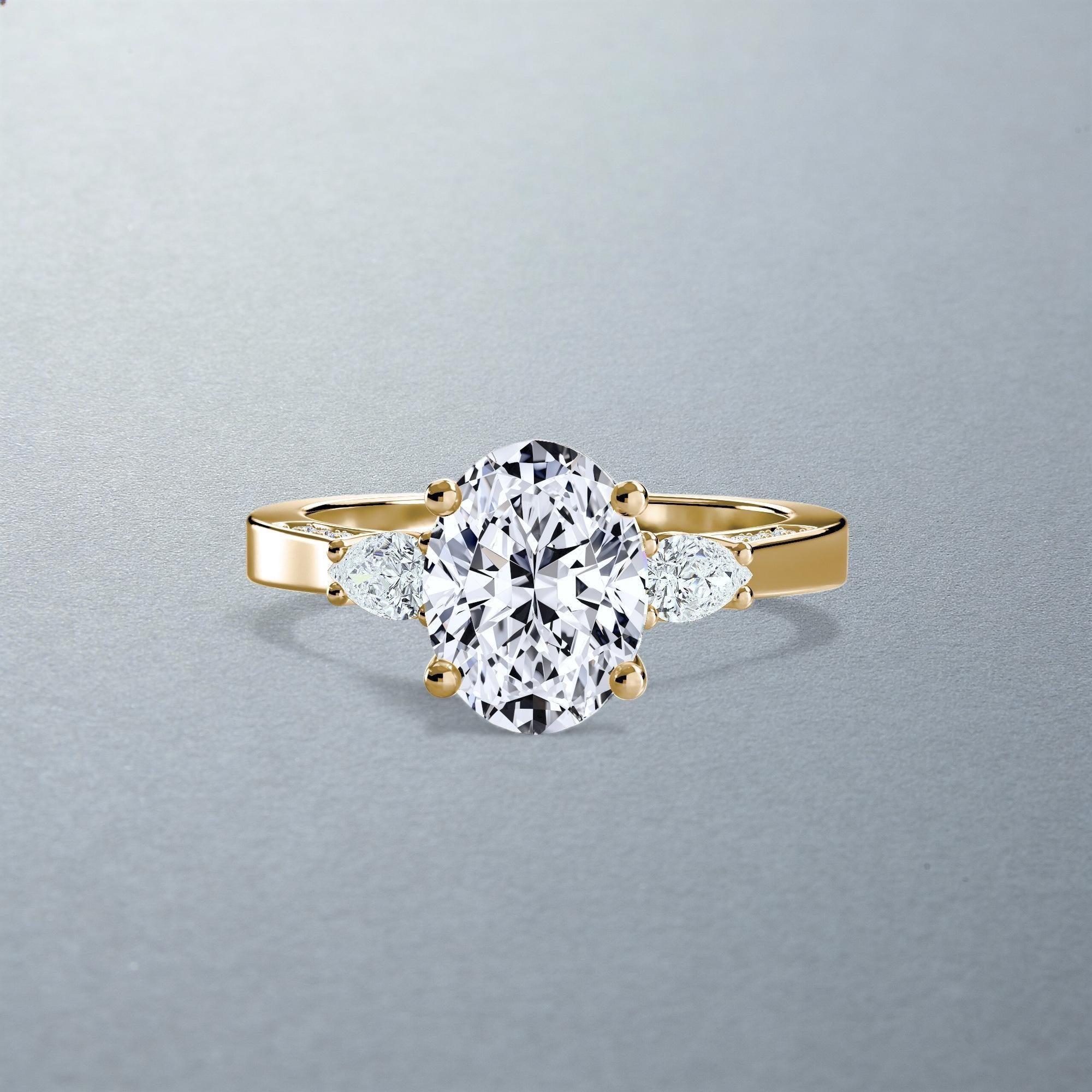 Carateu yellow gold completed ring in Europe size 52, showcasing a sleek, polished band design.