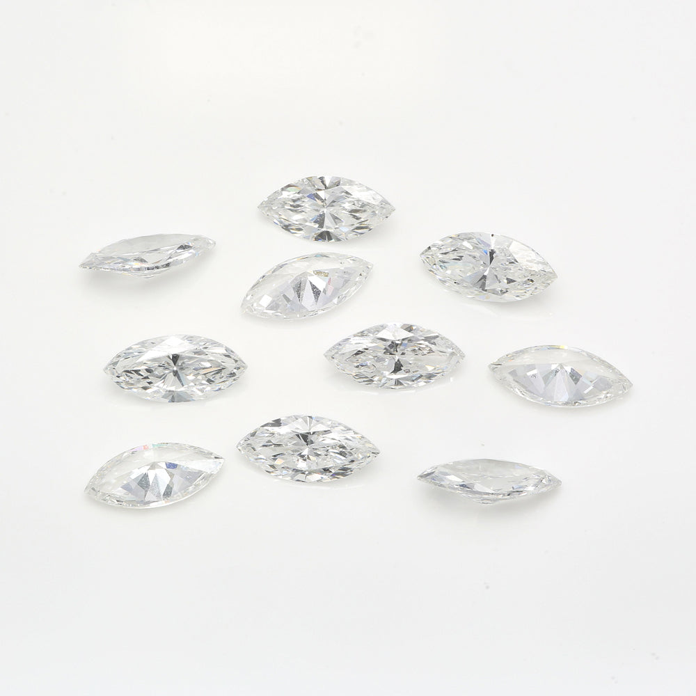 multiple marquise shaped melee diamonds