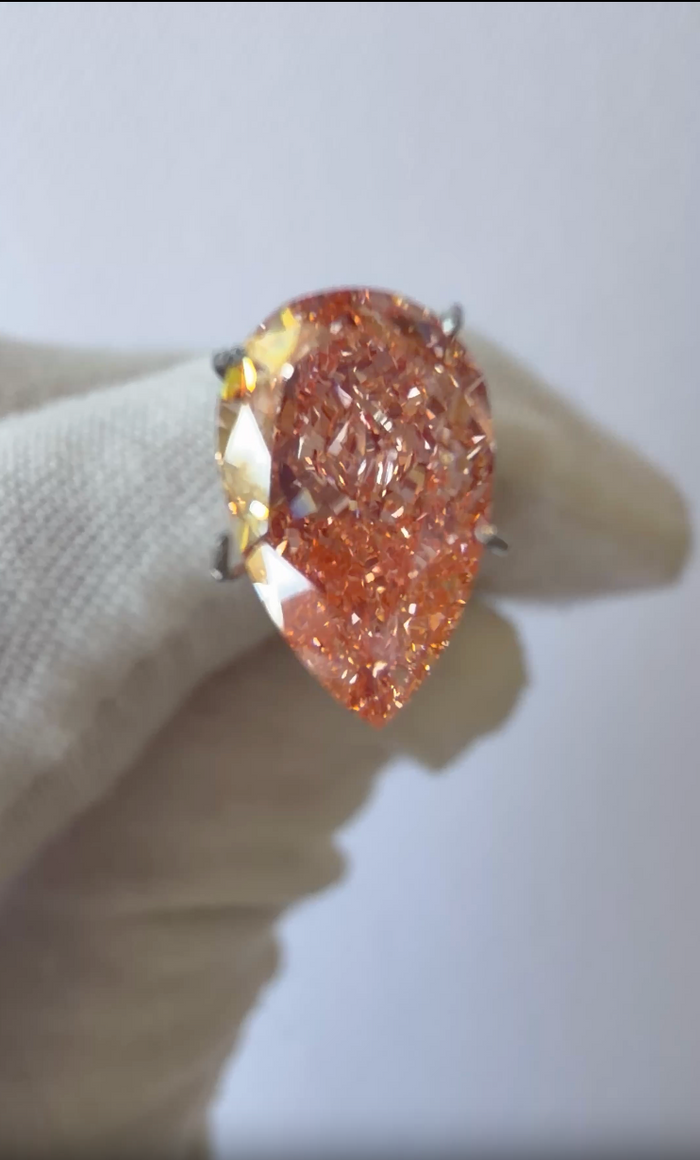 2.55 carat pear cut diamond
