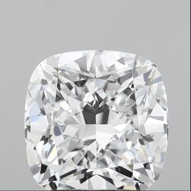 2.09ct Cushion modified Lab Grown Diamond (Colour E, Clarity VVS1, IGI Certified) - In house