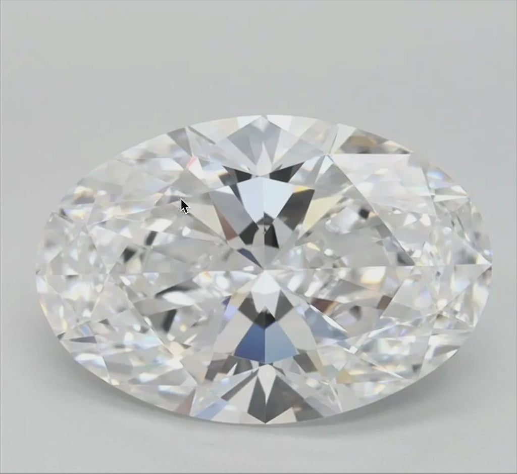2.44ct Oval Lab Grown Diamond (Colour D, Clarity VVS1, IGI Certified)