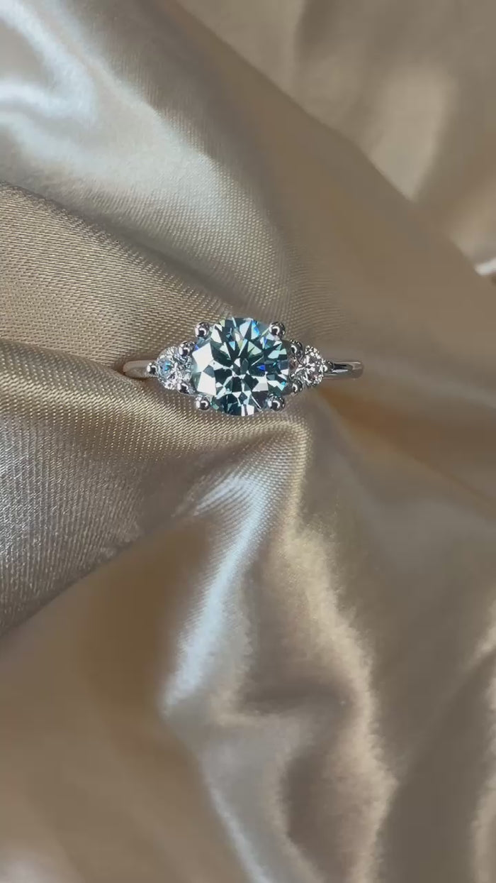 Three stone ring